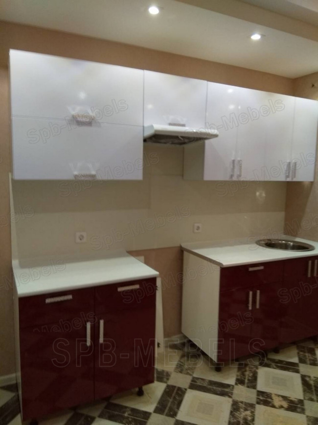 Планировка угловой кухни Техно 2x1.8 м Планировка угловой кухни Техно 2x1.8 м
