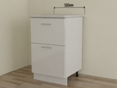 Шкаф нижний с двумя ящиками ШН2Я50 (50см)
