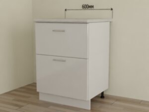 Шкаф нижний с двумя ящиками ШН2Я60 (60см)