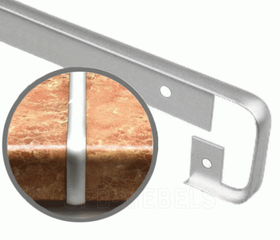 Планка соединительная для столешницы 38мм или 26мм