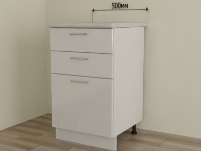 Шкаф нижний три ящика ШН3Я50 (50см)