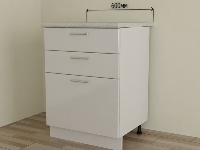 Кухонный шкаф три ящика ШН3Я60  60см