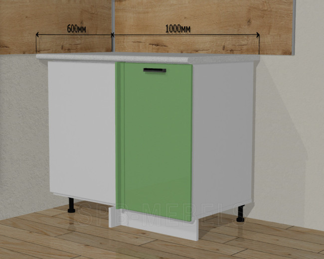 Шкаф угловой ШНУ100 (100х60см) кухня Техно эвкалипт глянец Шкаф угловой ШНУ100 (100х60см) кухня Техно эвкалипт глянец