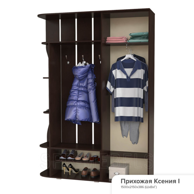 Внутренние наполнение прихожей Ксения-1 Внутренние наполнение прихожей Ксения-1