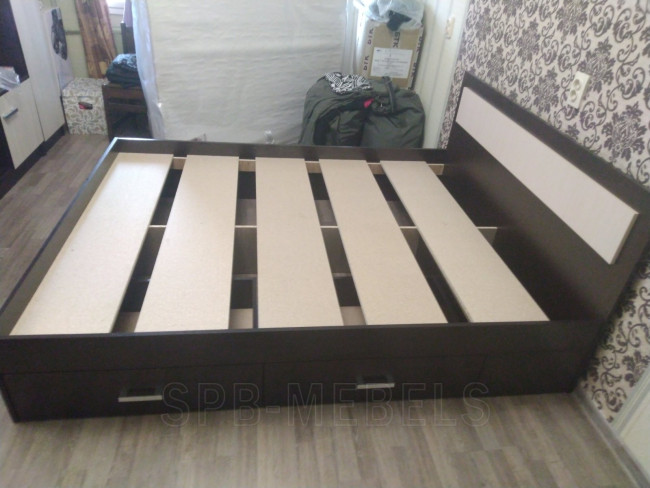 Кровать Жаклин с ящиками для белья Кровать Жаклин с ящиками для белья