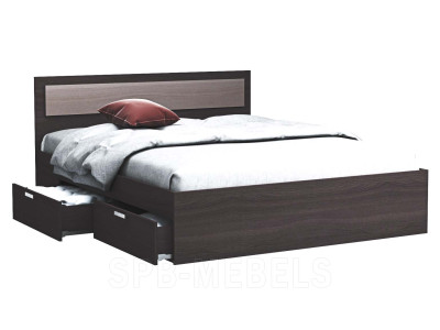 Кровать Жаклин с 2-мя ящиками 1,6 м