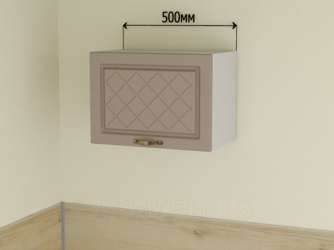 ШВГ50 Дуб кофе — горизонтальный шкаф 50 см для современной кухни Айвори ШВГ50 Дуб кофе — горизонтальный шкаф 50 см для современной кухни Айвори