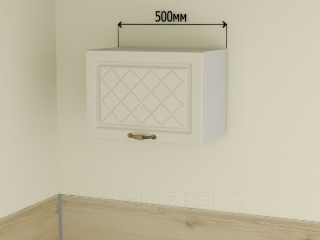 ШВГ50 Дуб ваниль — модуль навесной 50 см горизонтального типа из коллекции Айвори ШВГ50 Дуб ваниль — модуль навесной 50 см горизонтального типа из коллекции Айвори