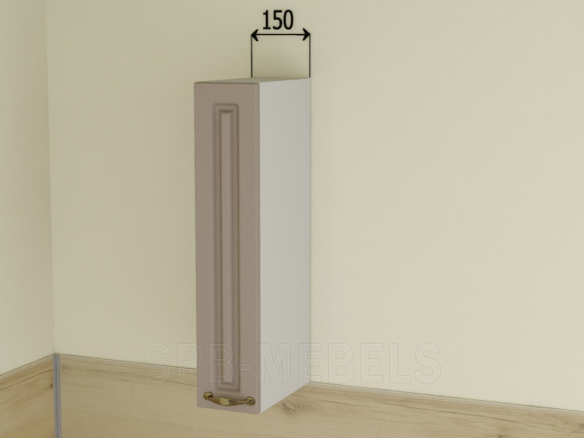 ШВ15 Дуб кофе — компактный навесной модуль 15 см для гарнитура