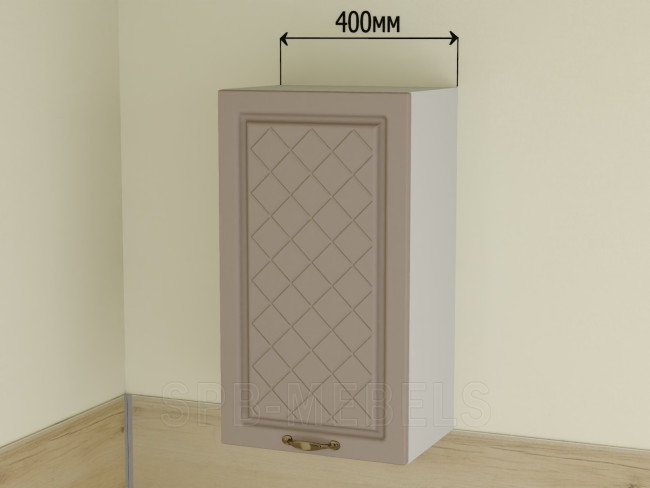 ШВ40 Дуб кофе — вместительный подвесной шкаф 40 см для гарнитура