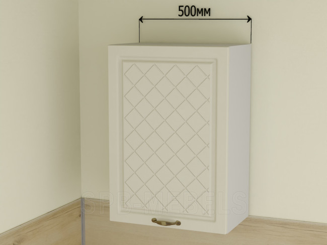 ШВ50 Дуб ваниль — шкаф навесной 50 см в светлом дизайне интерьера ШВ50 Дуб ваниль — шкаф навесной 50 см в светлом дизайне интерьера