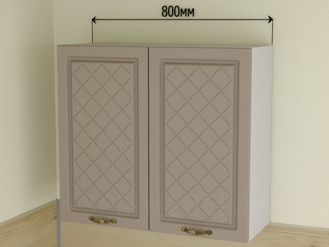 ШВ80 Дуб кофе — вместительный подвесной шкаф 80 см с двумя дверцами ШВ80 Дуб кофе — вместительный подвесной шкаф 80 см с двумя дверцами