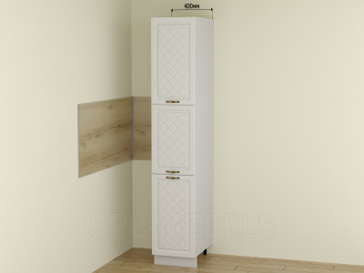 Пенал вертикальный 40 см ШП40 | Кухня Айвори