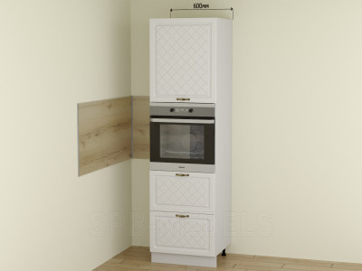 Пенал вертикальный 60 см ШП2Я60 | Кухня Айвори