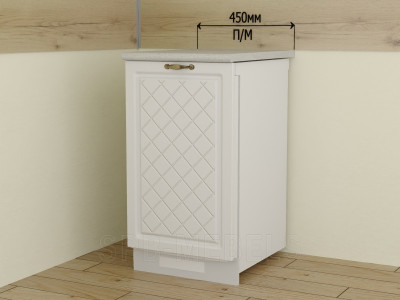 Фасад 45 см под посудомоечную машину ПМ45 | Кухня Айвори