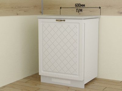 Фасад для посудомоечной машины 60 см ПМ60 | Кухня Айвори