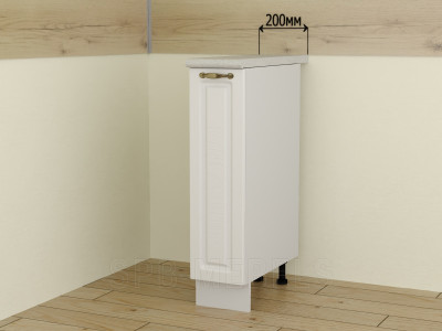 Шкаф нижний 20 см с дверцей ШН20 | Кухня Айвори