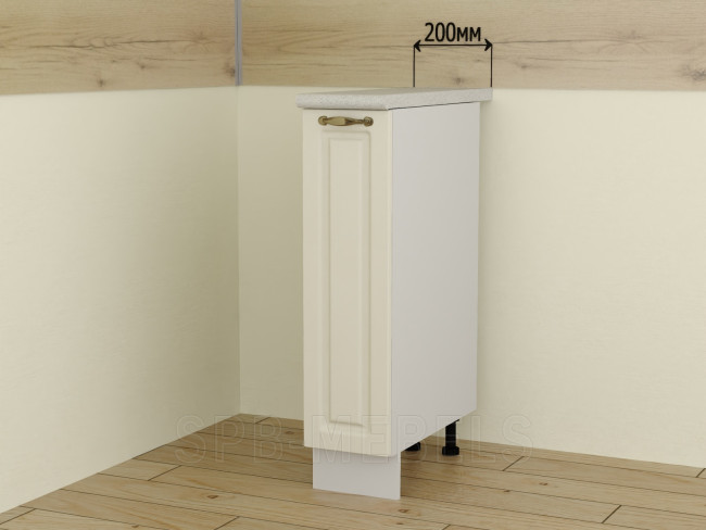 Шкаф нижний 15 см бутылочница ШНБ15 Дуб ваниль Шкаф нижний 15 см бутылочница ШНБ15 Дуб ваниль