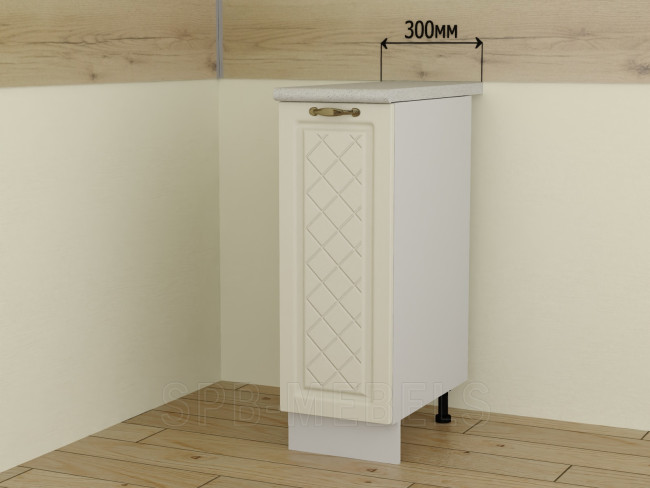 Шкаф нижний 15 см бутылочница ШН30 Дуб Ваниль Шкаф нижний 15 см бутылочница ШН30 Дуб Ваниль