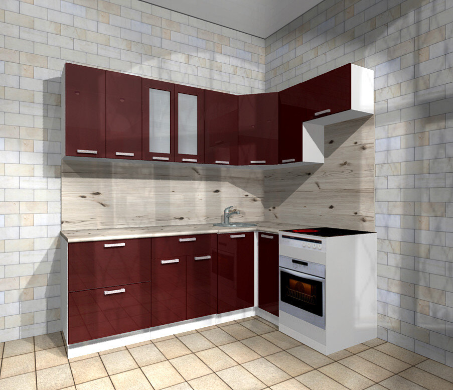 Дизайн и интерьер очень маленькой кухни