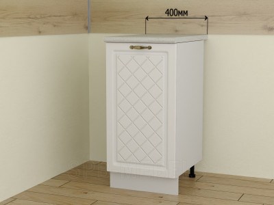 Шкаф нижний 40 см с дверцей ШН40 | Кухня Айвори
