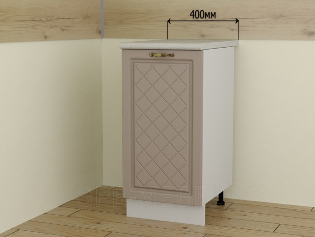 Шкаф нижний ШН40 Дуб кофе — элегантное решение для темных интерьеров. Глубокий насыщенный цвет придает кухне роскошный вид и подчеркивает строгий стиль.