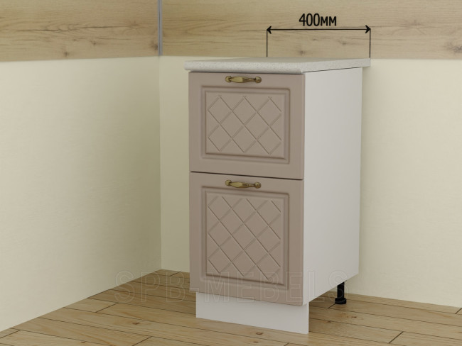 ШН2Я40 40 см Дуб кофе, шкаф с двумя вместительными выдвижными ящиками ШН2Я40 40 см Дуб кофе, шкаф с двумя вместительными выдвижными ящиками