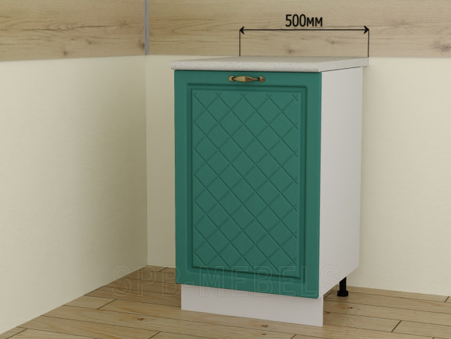 ШН50 Дуб бирюза — модульная кухня Айвори, 50 см ШН50 Дуб бирюза — модульная кухня Айвори, 50 см