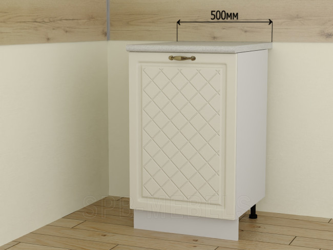 ШН50 Дуб ваниль, нижний шкаф 50 см для кухни ШН50 Дуб ваниль, нижний шкаф 50 см для кухни