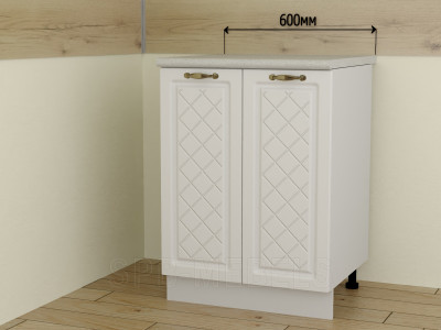 Шкаф нижний 60 см с дверцами ШН60 | Кухня Айвори