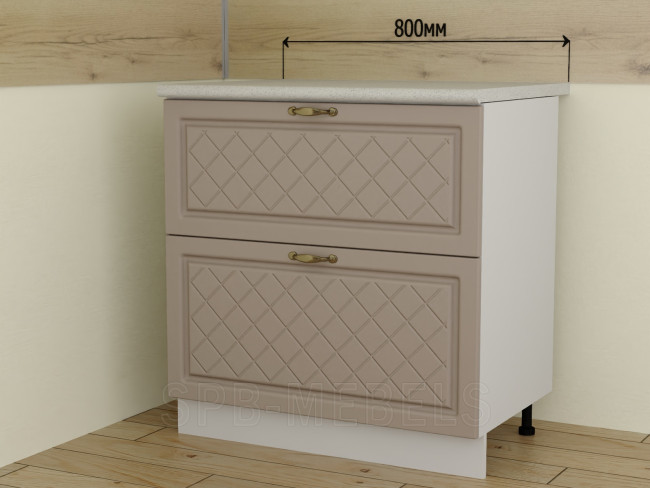 ШН2Я80 80 см Дуб кофе, шкаф с двумя вместительными выдвижными ящиками ШН2Я80 80 см Дуб кофе, шкаф с двумя вместительными выдвижными ящиками