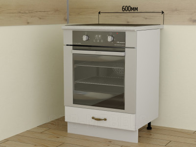 Шкаф нижний с нишей под духовку 60 см ШНД60 | Кухня Айвори